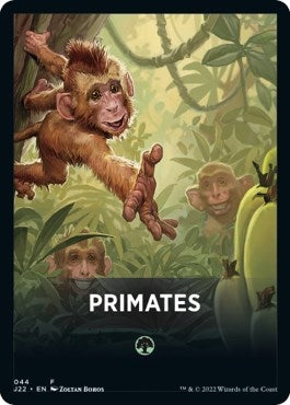 Primates Theme Card (0) [J22] - MTG Single