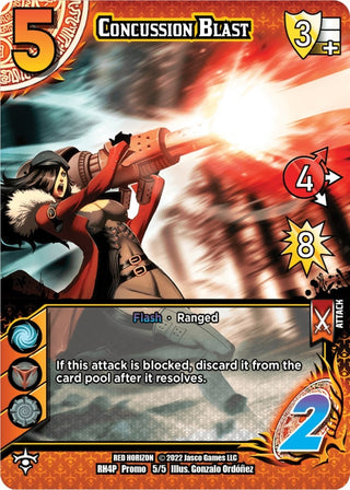 Concussion Blast (Standard Sunset Tournament 2022) (4) [RH03] - UniVersus Single