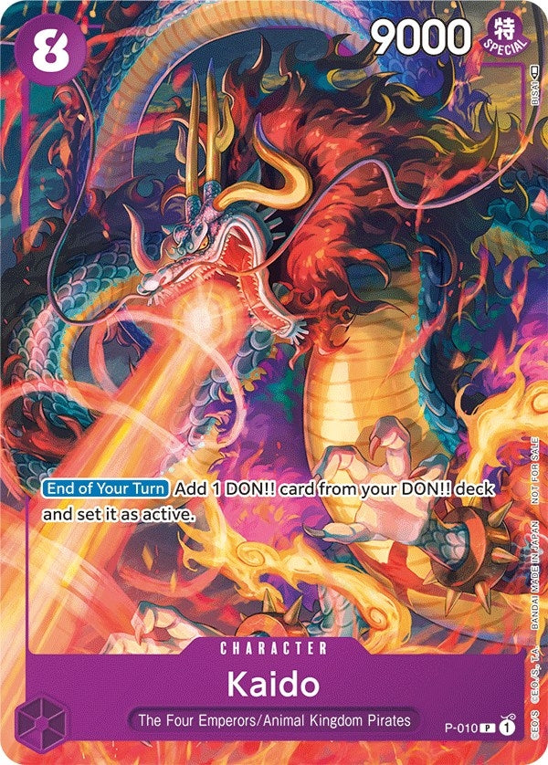 Kaido (Tournament Pack Vol. 1) (10) (OP-PR) - One Piece Card Game Single