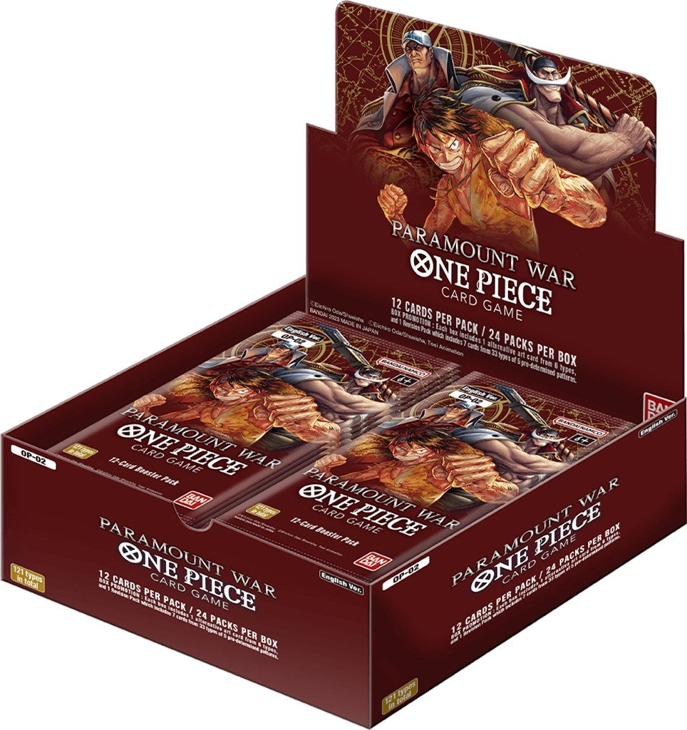 Paramount War - Booster Box (OP02) - One Piece Card Game Sealed