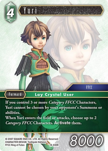 Yuri (18) [18] - Final Fantasy TCG Single