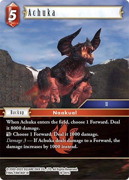 Achuka (18) [18] - Final Fantasy TCG Single