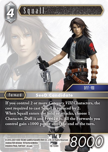 Squall (18) [18] - Final Fantasy TCG Single