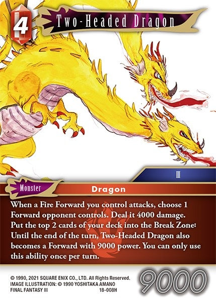Two-Headed Dragon (18) [18] - Final Fantasy TCG Single