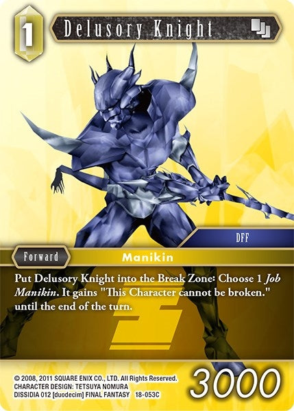 Delusory Knight (18) [18] - Final Fantasy TCG Single