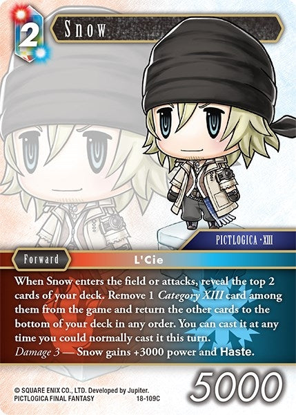 Snow (18) [18] - Final Fantasy TCG Single