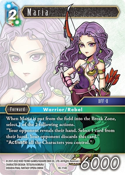 Maria (18) [18] - Final Fantasy TCG Single