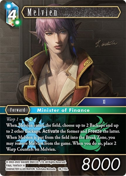 Melvien (18) [18] - Final Fantasy TCG Single