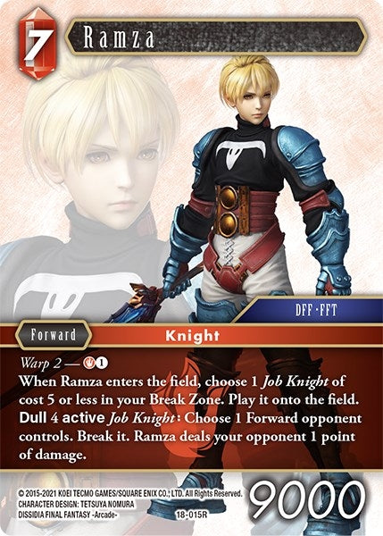 Ramza (18) [18] - Final Fantasy TCG Single