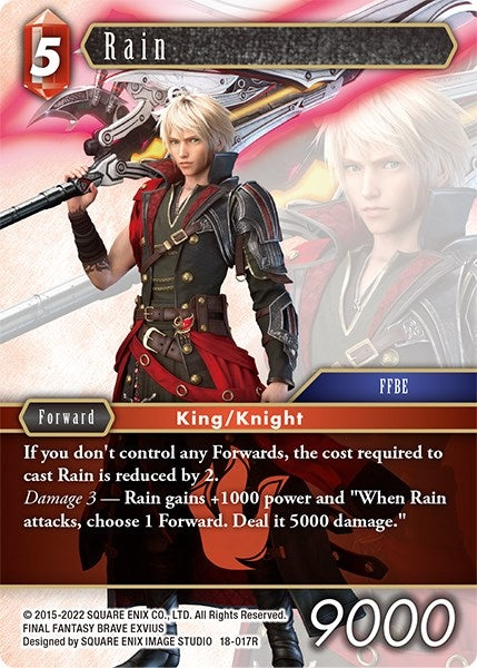 Rain (18) [18] - Final Fantasy TCG Single