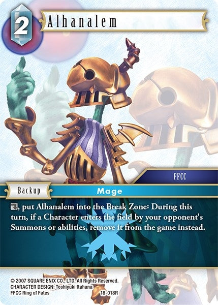 Alhanalem (18) [18] - Final Fantasy TCG Single