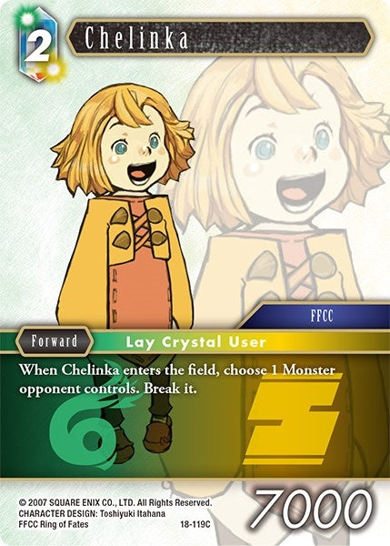 Chelinka (18) [18] - Final Fantasy TCG Single