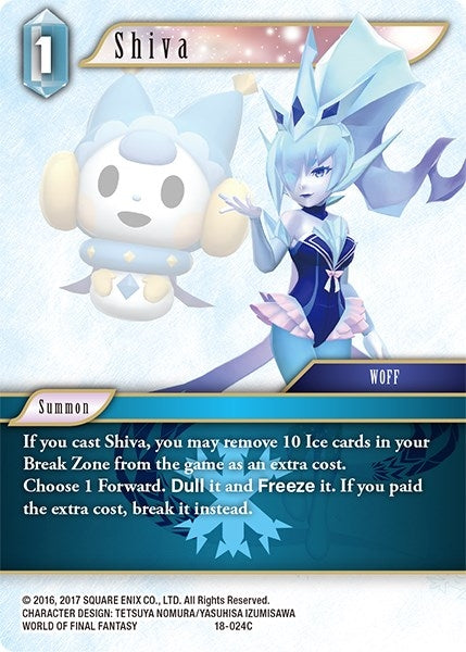 Shiva (18) [18] - Final Fantasy TCG Single