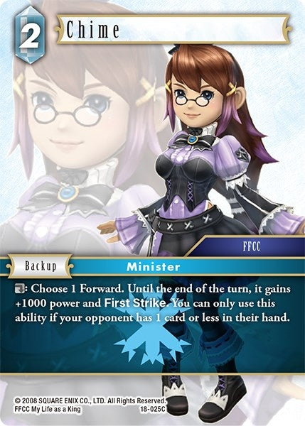 Chime (18) [18] - Final Fantasy TCG Single