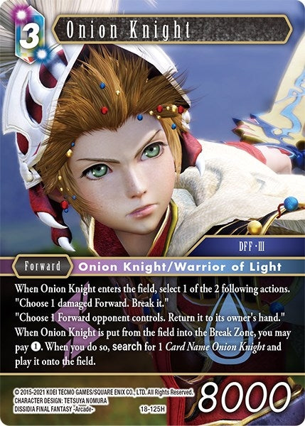 Onion Knight (18) [18] - Final Fantasy TCG Single