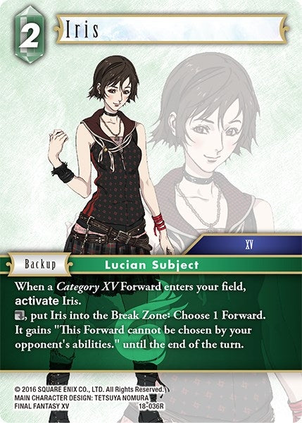 Iris (18) [18] - Final Fantasy TCG Single