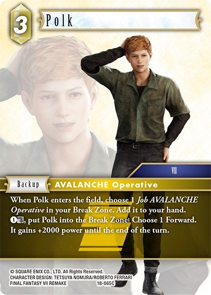 Polk (18) [18] - Final Fantasy TCG Single
