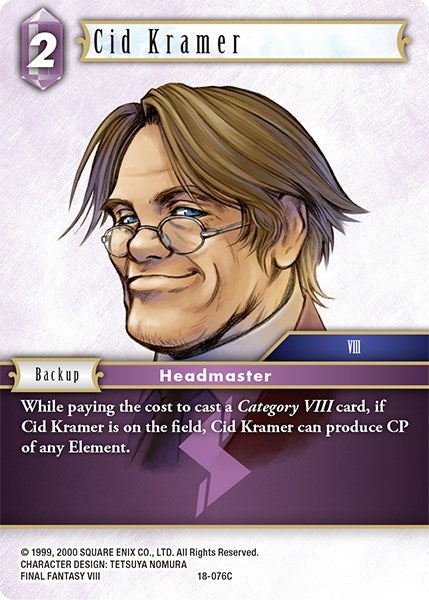 Cid Kramer (18) [18] - Final Fantasy TCG Single