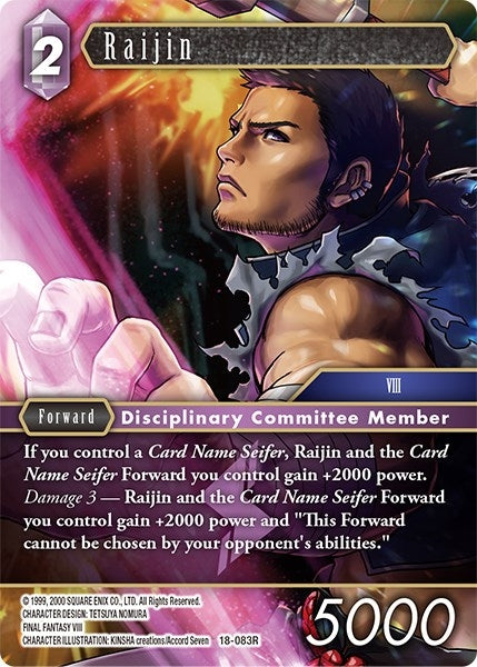 Raijin (18) [18] - Final Fantasy TCG Single