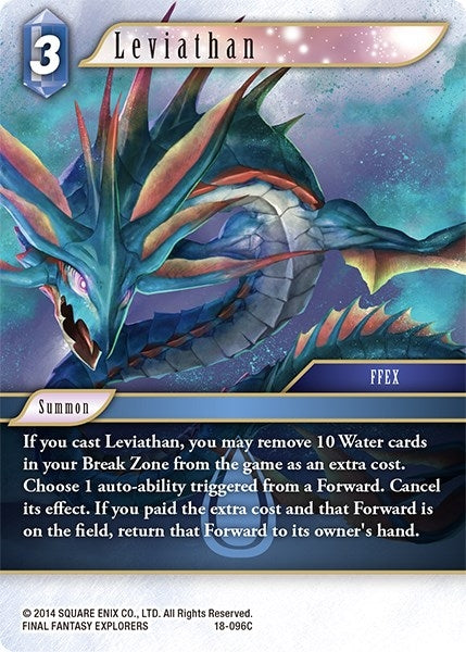 Leviathan (18) [18] - Final Fantasy TCG Single