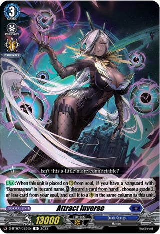 Attract Inverse (7035) [D-BT07] - Cardfight Vanguard Single