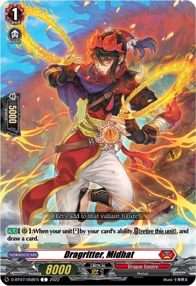 Dragritter Midhat (7058) [D-BT07] - Cardfight Vanguard Single