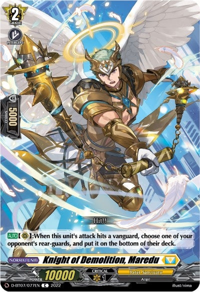 Knight of Demolition Maredu (7077) [D-BT07] - Cardfight Vanguard Single