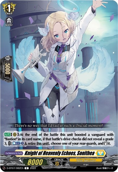 Knight of Heavenly Echoes Sonithea (7082) [D-BT07] - Cardfight Vanguard Single