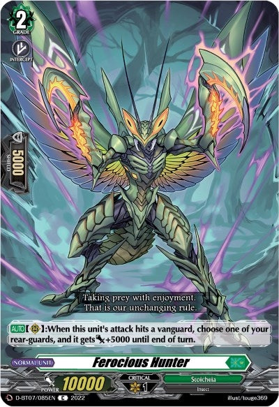 Ferocious Hunter (7085) [D-BT07] - Cardfight Vanguard Single