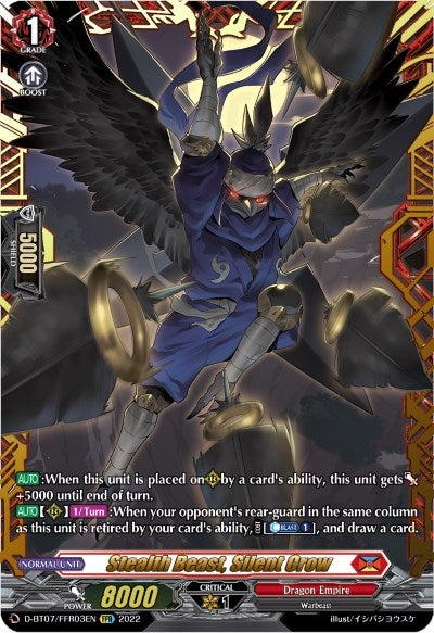 Stealth Beast Silent Crow (FFR) (703) [D-BT07] - Cardfight Vanguard Single