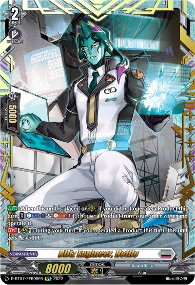 Blitz Engineer Hoflio (FFR) (709) [D-BT07] - Cardfight Vanguard Single
