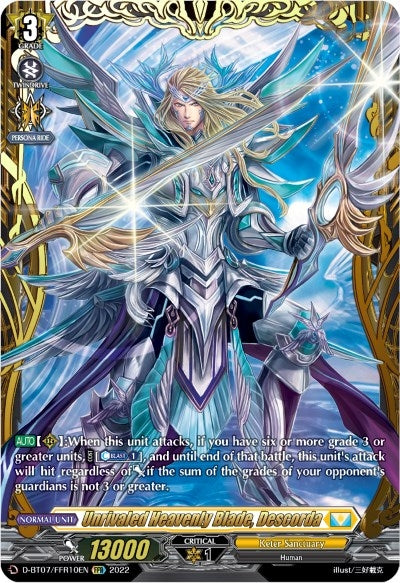 Unrivaled Heavenly Blade Descorda (FFR) (710) [D-BT07] - Cardfight Vanguard Single