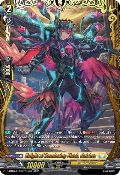 Knight of Rendering Flash Cairbre (FFR) (712) [D-BT07] - Cardfight Vanguard Single
