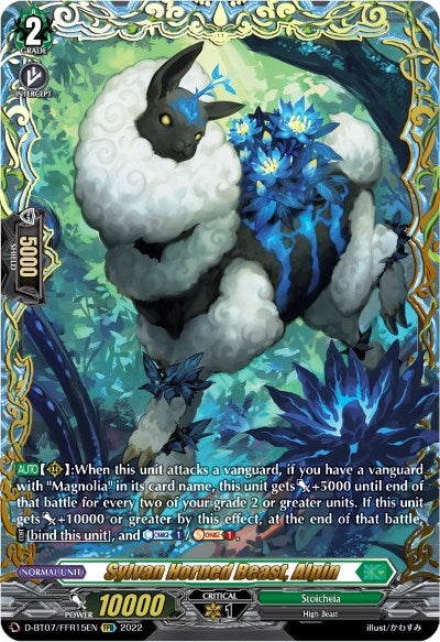 Sylvan Horned Beast Alpin (FFR) (715) [D-BT07] - Cardfight Vanguard Single