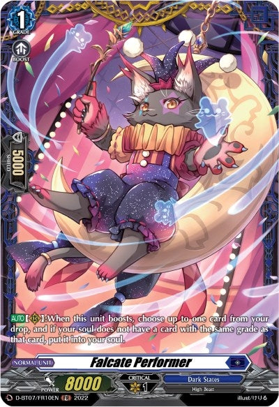 Falcate Performer (FR) (710) [D-BT07] - Cardfight Vanguard Single