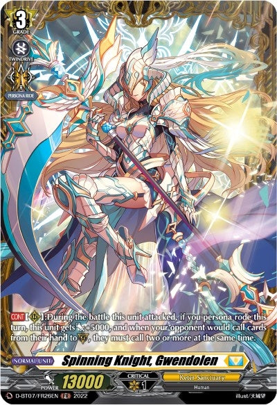 Spinning Knight Gwendolen (FR) (726) [D-BT07] - Cardfight Vanguard Single
