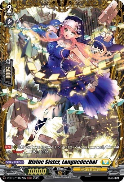 Divine Sister Languedechat (FR) (727) [D-BT07] - Cardfight Vanguard Single
