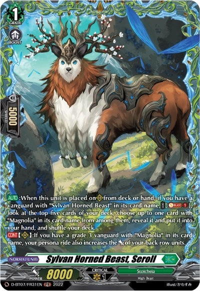 Sylvan Horned Beast Seroll (FR) (731) [D-BT07] - Cardfight Vanguard Single