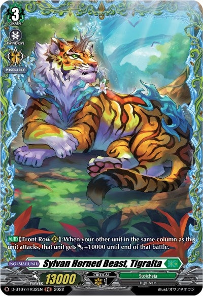 Sylvan Horned Beast Tigralta (FR) (732) [D-BT07] - Cardfight Vanguard Single