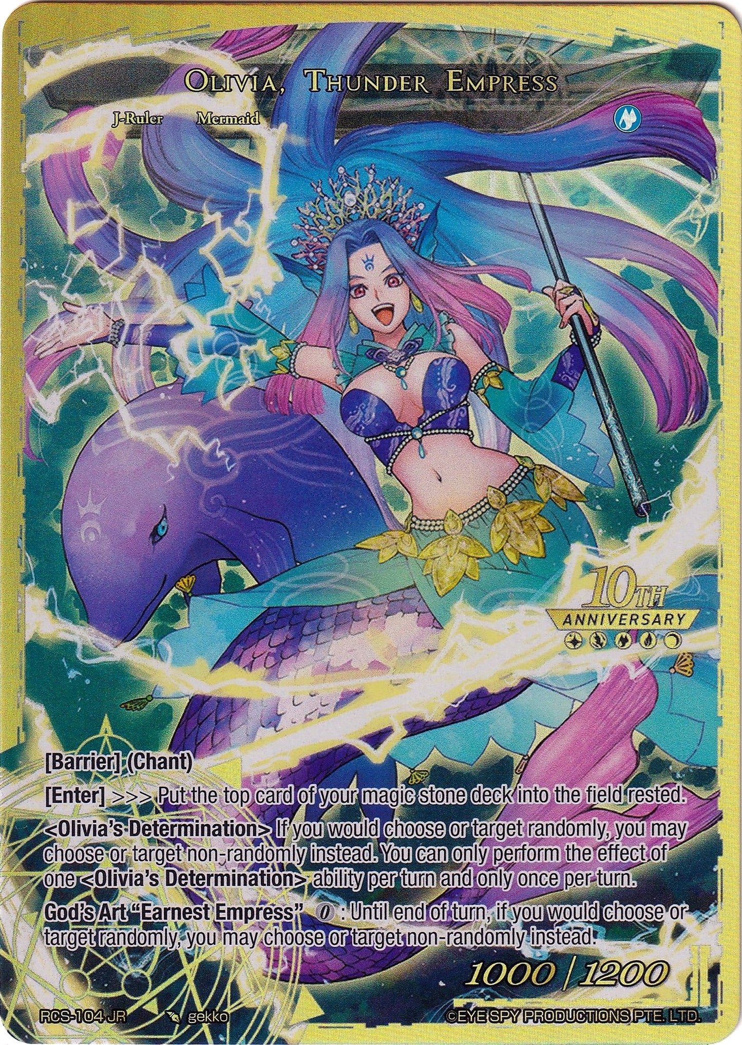 Olivia Thunder Empress (104) [RCS] - Force of Will Single
