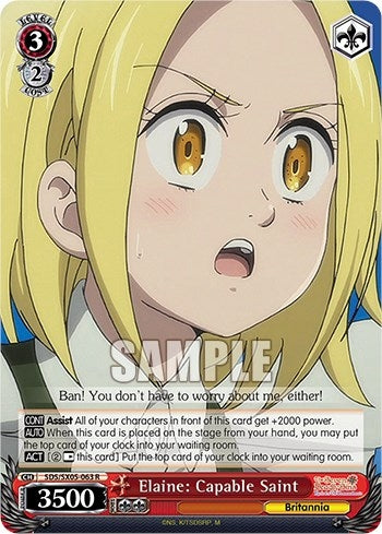 Elaine: Capable Saint (5063) [SDS] - Weiss Schwarz Single