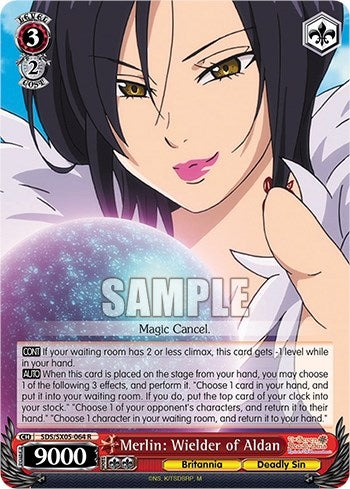 Merlin: Wielder of Aldan (5064) [SDS] - Weiss Schwarz Single