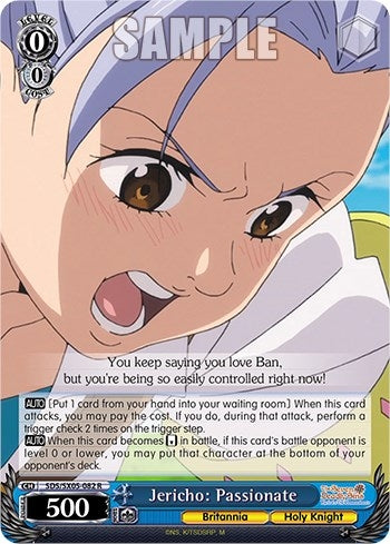 Jericho: Passionate (5082) [SDS] - Weiss Schwarz Single