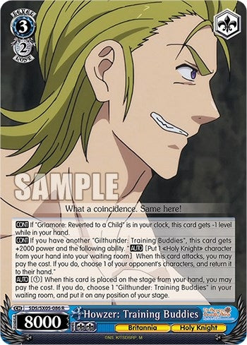 Howzer: Training Buddies (5086) [SDS] - Weiss Schwarz Single