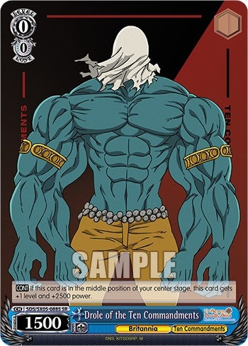 Drole of the Ten Commandments (SR) (5088) [SDS] - Weiss Schwarz Single