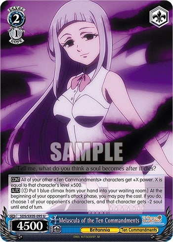 Melascula of the Ten Commandments (5095) [SDS] - Weiss Schwarz Single