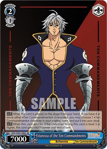 Estarossa of the Ten Commandments (SR) (5096) [SDS] - Weiss Schwarz Single