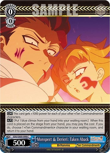Monspeet & Derieri: Taken Aback (5098) [SDS] - Weiss Schwarz Single