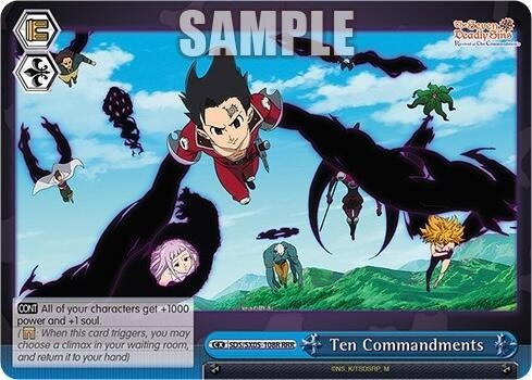 Ten Commandments (RRR) (5108) [SDS] - Weiss Schwarz Single