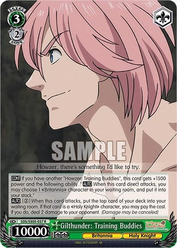 Gilthunder: Training Buddies (5037) [SDS] - Weiss Schwarz Single